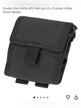 NWOT Condor Elite Roll-Up Utility Pouch - Black